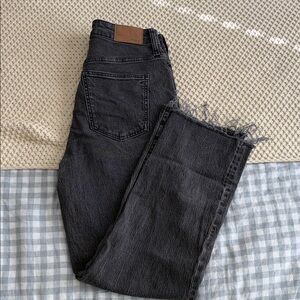 Madewell Women's High Rise Black Jeans